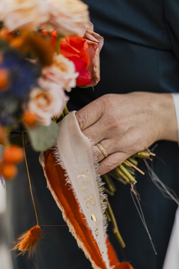 Bouquet de la mariée lors d'un mariage à Rennes
